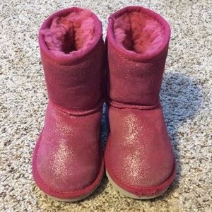 Pink Glittery Uggs